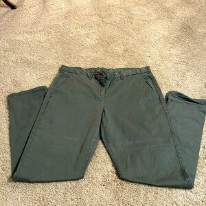 Green chinos